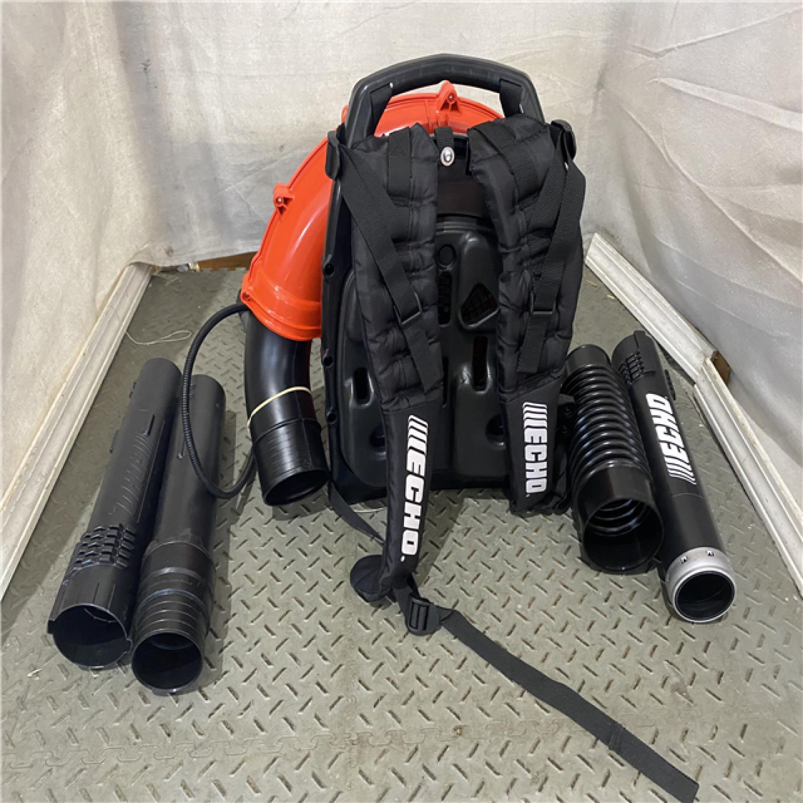 Houston location AS-IS ECHO 216 MPH 517 CFM 58.2cc Gas 2-Stroke Backpack Leaf Blower with Tube Throttle