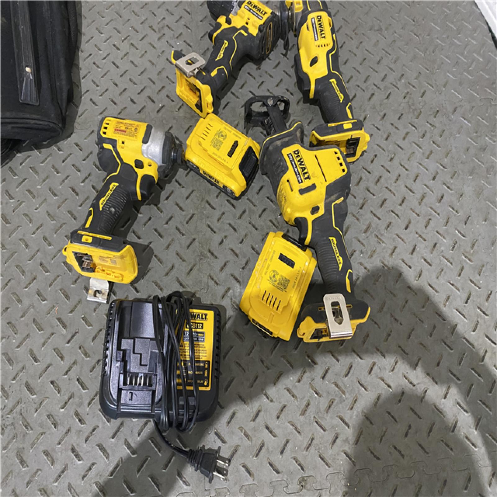 Houston location AS-IS DEWALT 20V MAX* XR 4-Tool Combo Kit