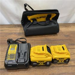 AS IS Dewalt-DCB246CK 20V MAX* Lithium Ion Starter Kit