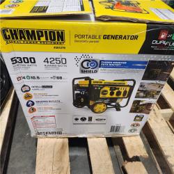 Dallas Location - As-Is Champion Power Equipment 5300/4250-Watt Fuel Portable Generator