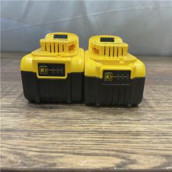 AS-IS DEWALT 20V MAX XR Premium Lithium-Ion 5.0Ah Battery Pack (2 Pack)