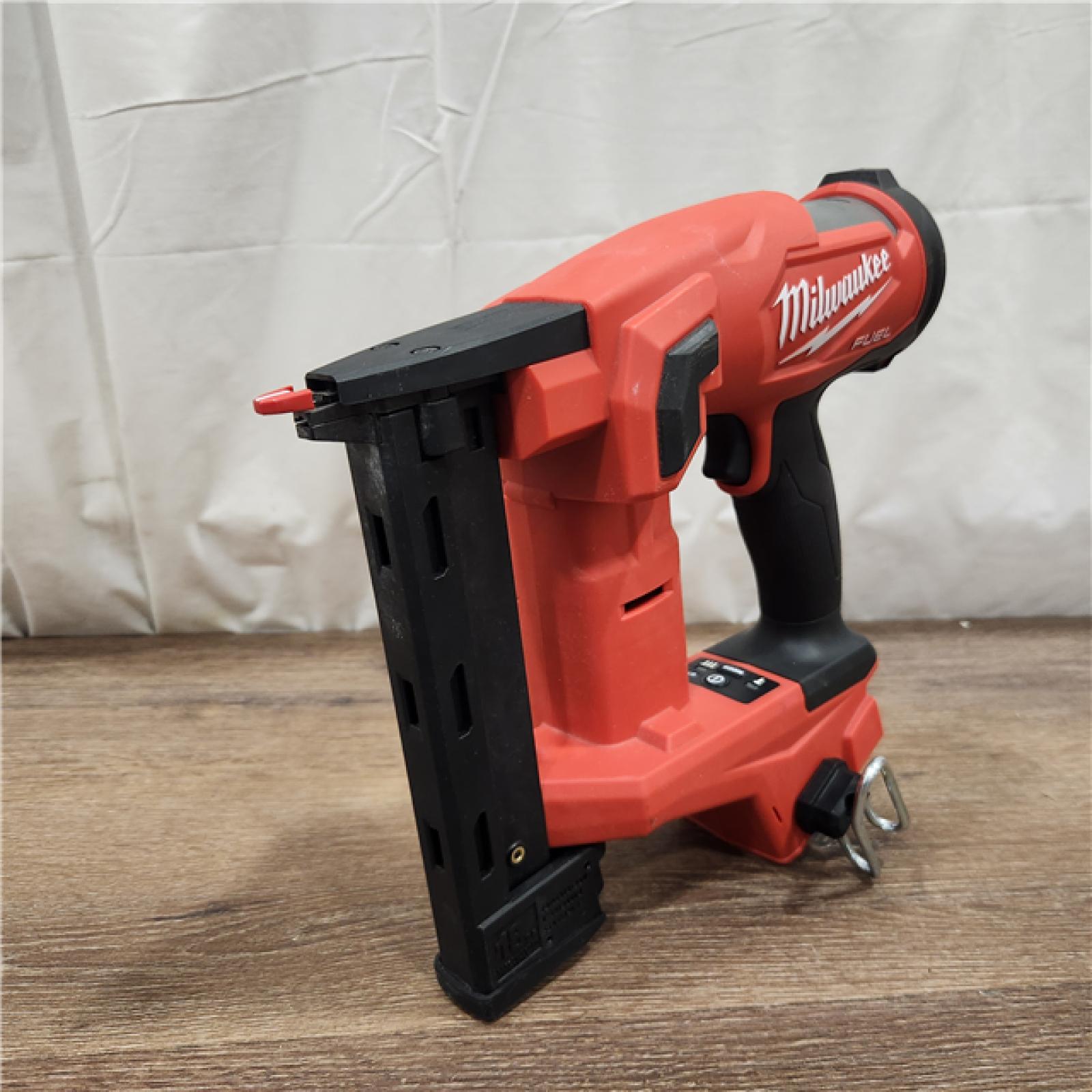 AS-IS M18 FUEL 18-Volt Lithium-Ion Brushless Cordless 18-Gauge 1/4 in. Narrow Crown Stapler (Tool-Only)