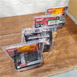 AS-IS Milwaukee M18 18-Volt Lithium-Ion HIGH OUTPUT XC 8.0Ah Battery (4PACK)