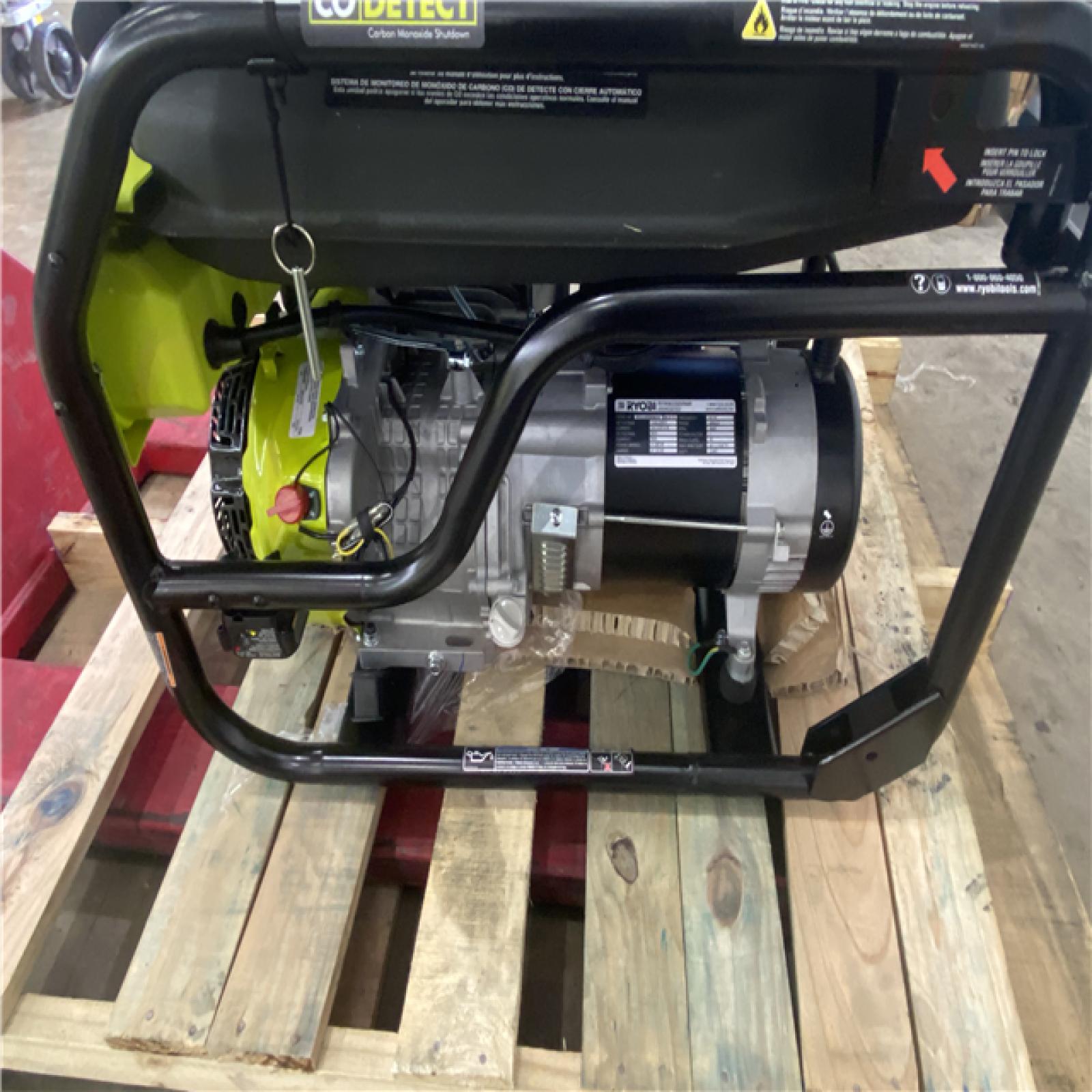 Houston Location - AS-IS Ryobi Easy Start 6,500 Running Watts 8,125 Starting Watts Generator