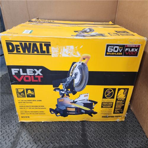 HOUSTON LOCATION - AS-IS (APPEARS LIKE NEW) DEWALT 60V Lithium-Ion 12 in. Cordless Sliding Miter Saw (Tool Only)