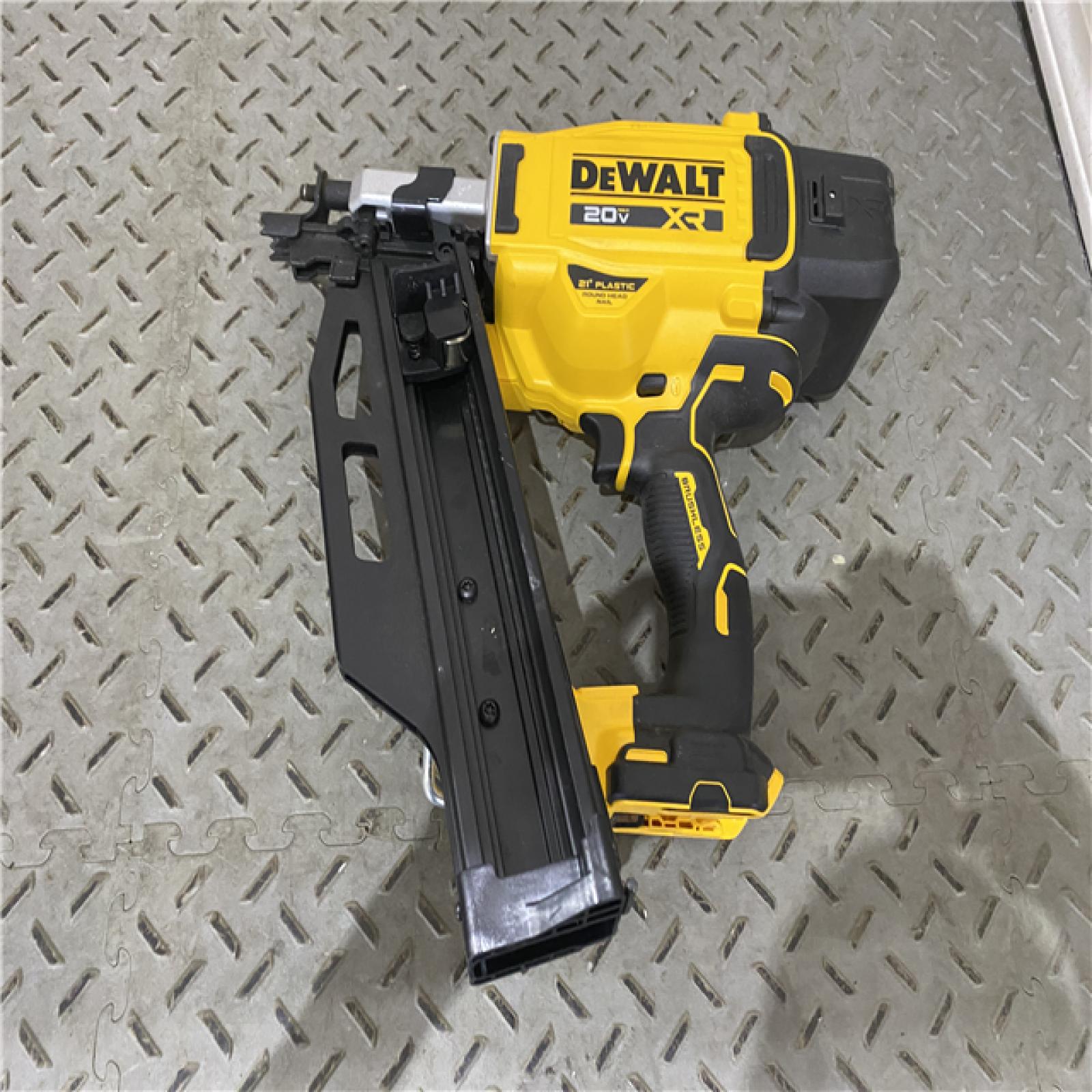 Houston location AS-IS DEWALT 20-Volt 21Â° Cordless Framing Nailer (Tool-Only)