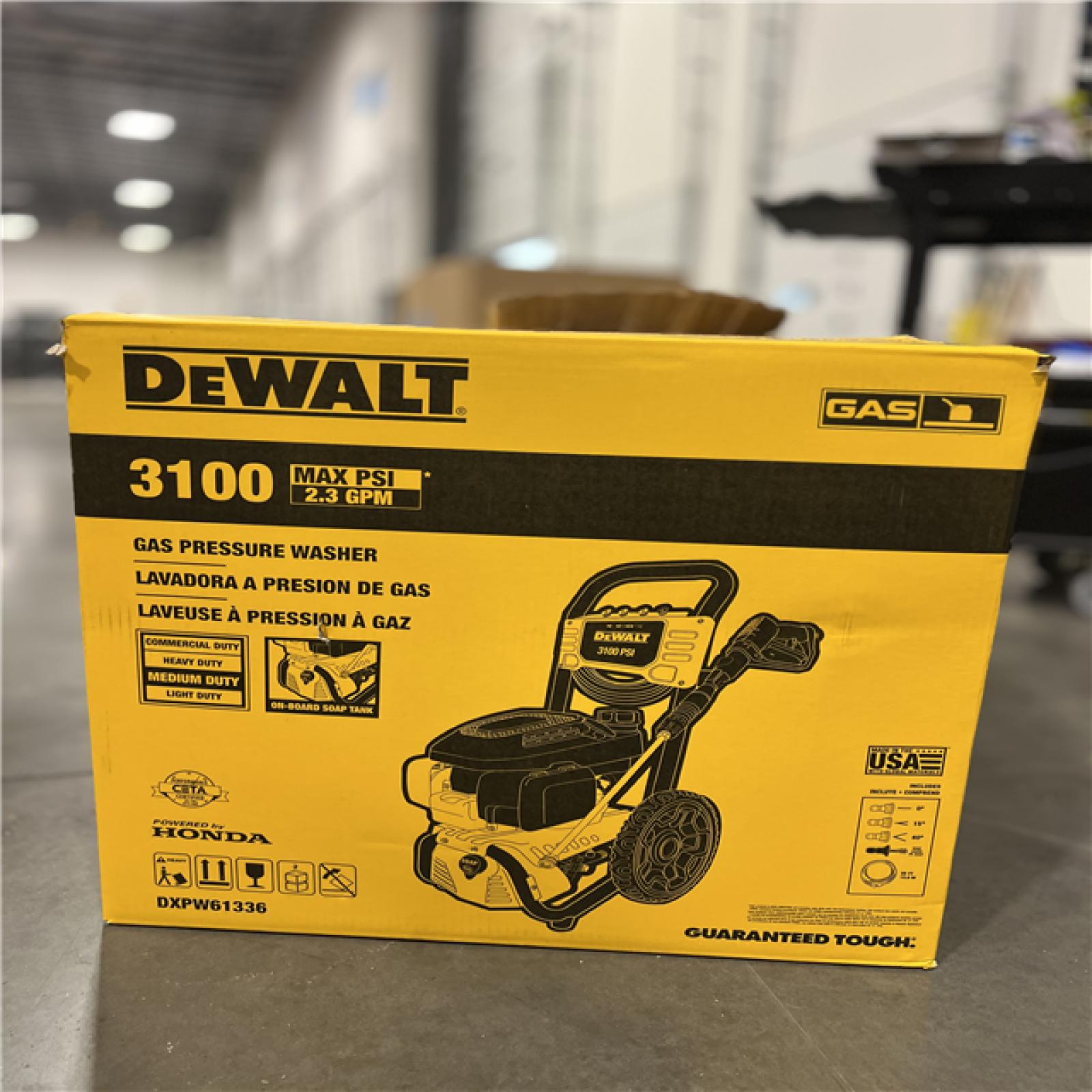 New Dewalt 3100 Psi 23 Gpm Gas Cold Water Professional Pressure Washer With Honda Gcv170 Engine 7713