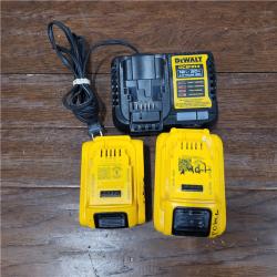 AS-IS DEWALT 20V MAX Lithium-Ion 6.0Ah and 4.0Ah Battery and Charger Starter Kit