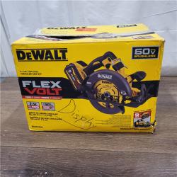 AS-IS DEWALT FLEXVOLT 60V MAX Brushless 7-1/4 Cordless Circular Saw with Brake Kit