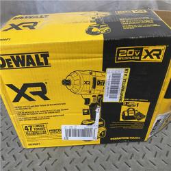 Houston location AS-IS DEWALT 20V MAX* XR 1/2  High Torque Impact Wrench with Hog Ring Anvil