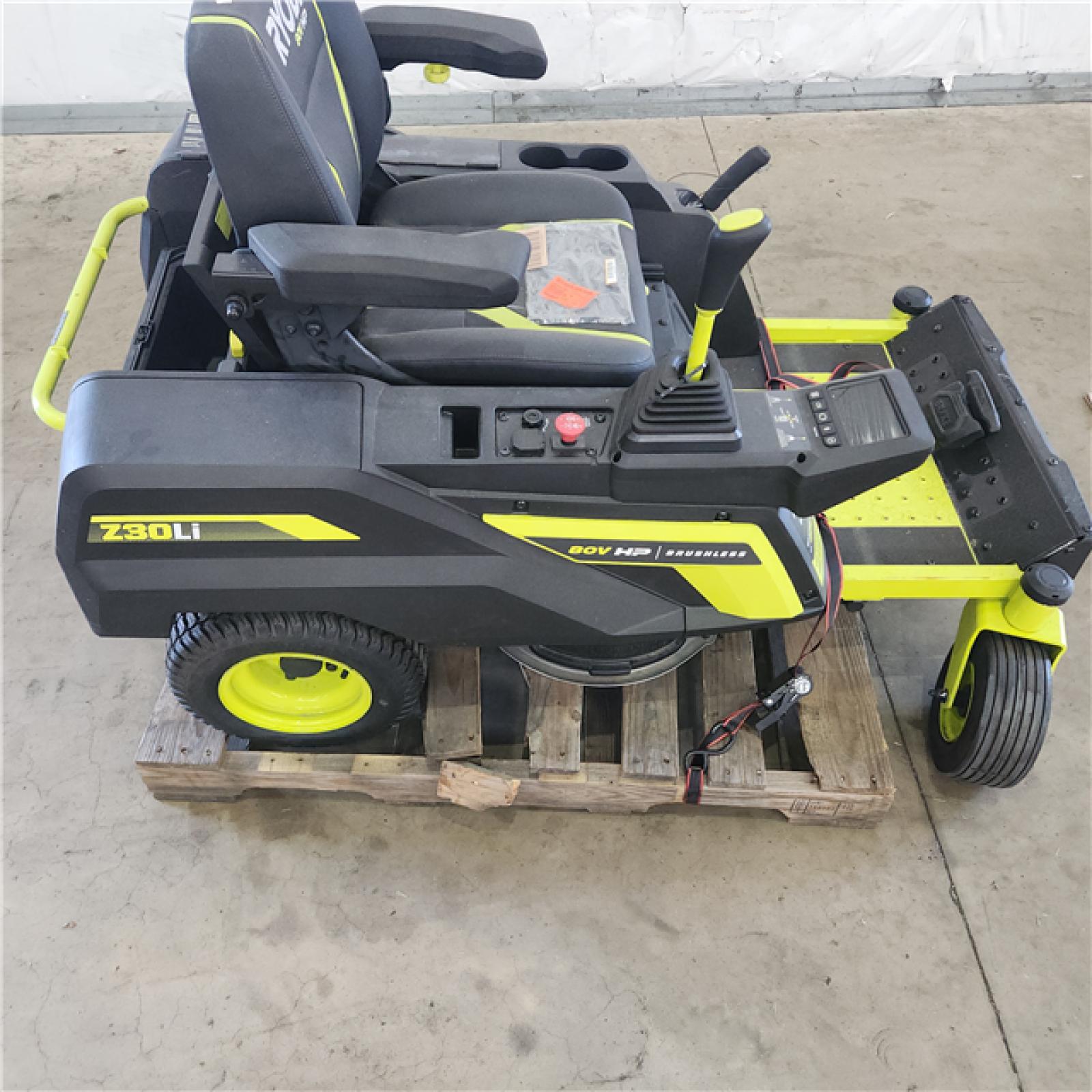 Houston Location - AS-IS Ryobi 80V Brushless Electric Zero Turn Riding Mower