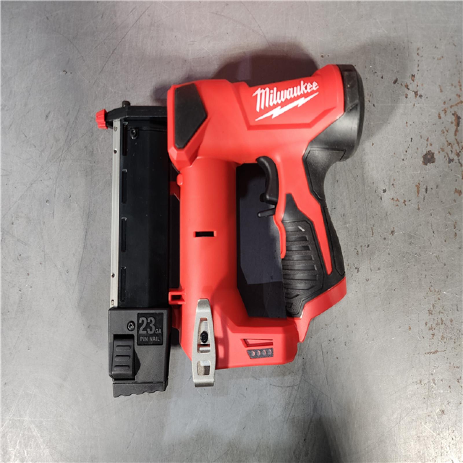 HOUSTON LOCATION - AS-IS (APPEARS LIKE NEW) Milwaukee 2540-20 12V 23 Gauge Cordless Pin Nailer (Tool Only)