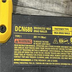 AS-IS DEWALT 20V MAX XR 18 Gauge Brad Nailer Kit