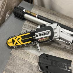 AS-IS DEWALT 20V MAX 8in. Brushless Cordless Battery Powered Pole Saw (Tool Only)