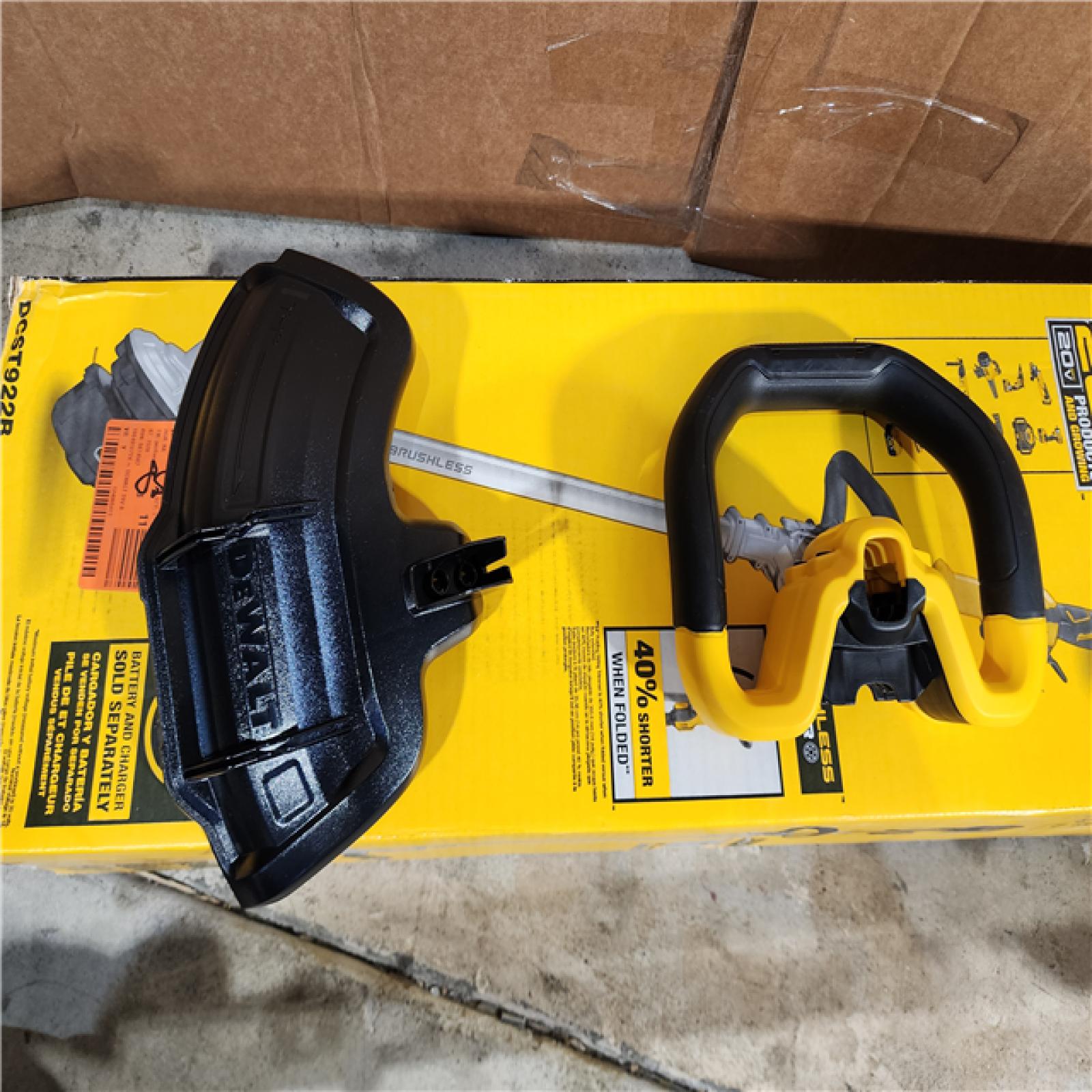 HOUSTON LOCATION - AS-IS (APPEARS LIKE NEW) 20V MAX 14 in. Brushless Cordless Battery Powered Foldable String Trimmer (Tool Only)