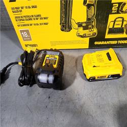 HOUSTON LOCATION - AS-IS DEWALT 20V MAX XR 18 Gauge Brad Nailer Kit