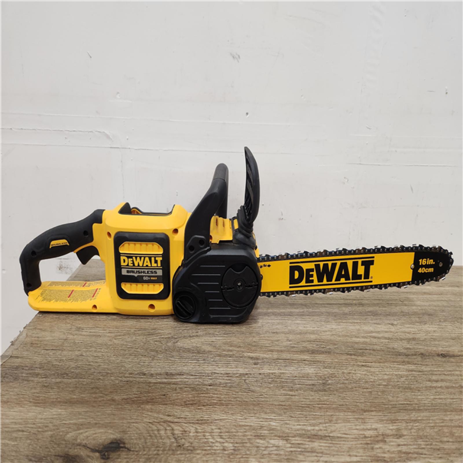 Phoenix Location Appears NEW DEWALT FLEXVOLT 60V MAX 16in. Brushless Cordless Battery Powered Chainsaw (Tool Only)