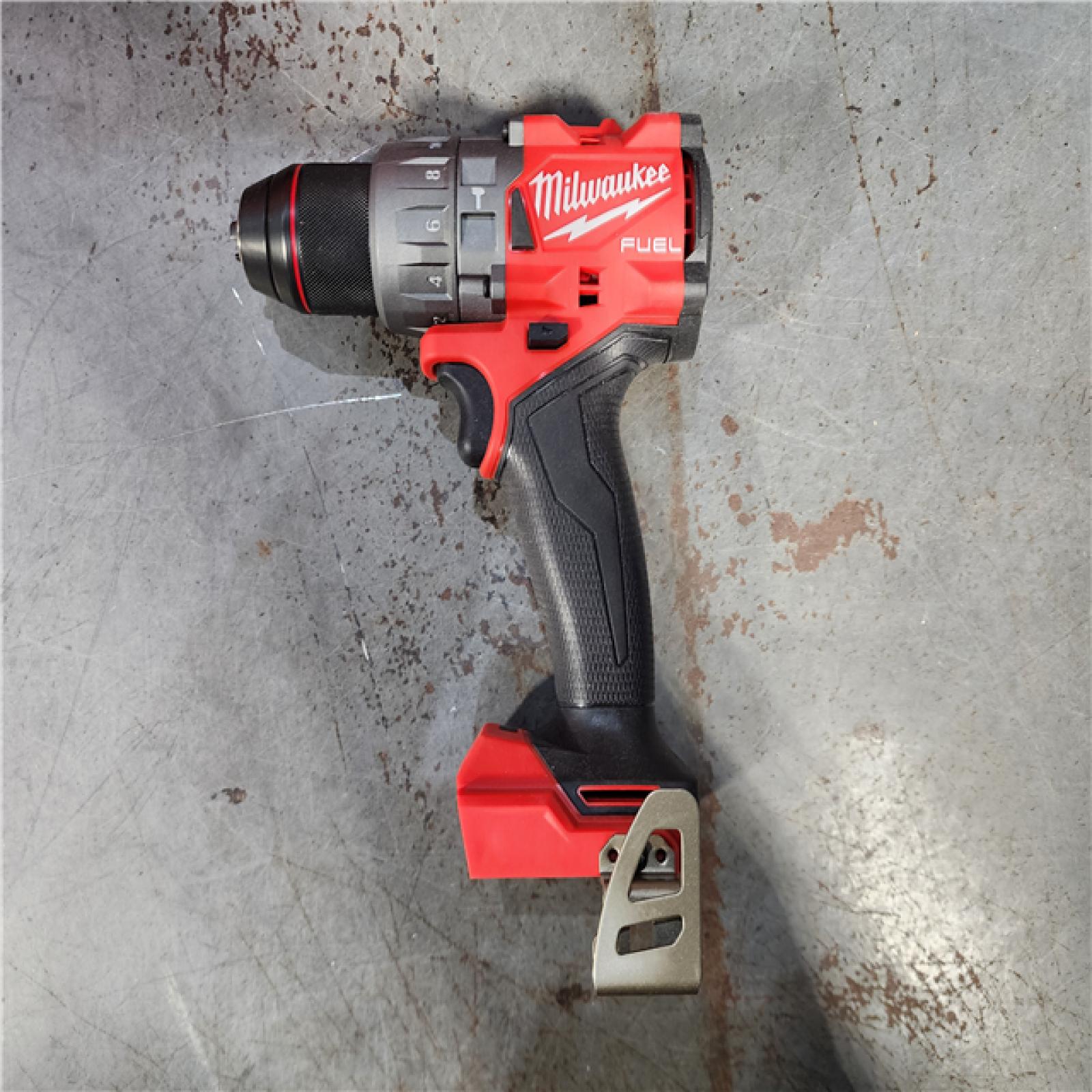 HOUSTON LOCATION - AS-IS Milwaukee 2904-22 Hammer Drill Driver Kit with Batteries  Charger & Tool Case  Red