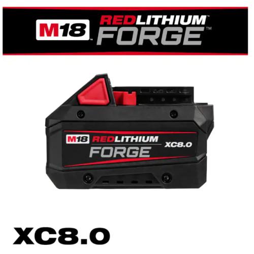 NEW! - Milwaukee M18 18V Lithium-Ion REDLITHIUM FORGE XC 8.0 Ah Battery Pack