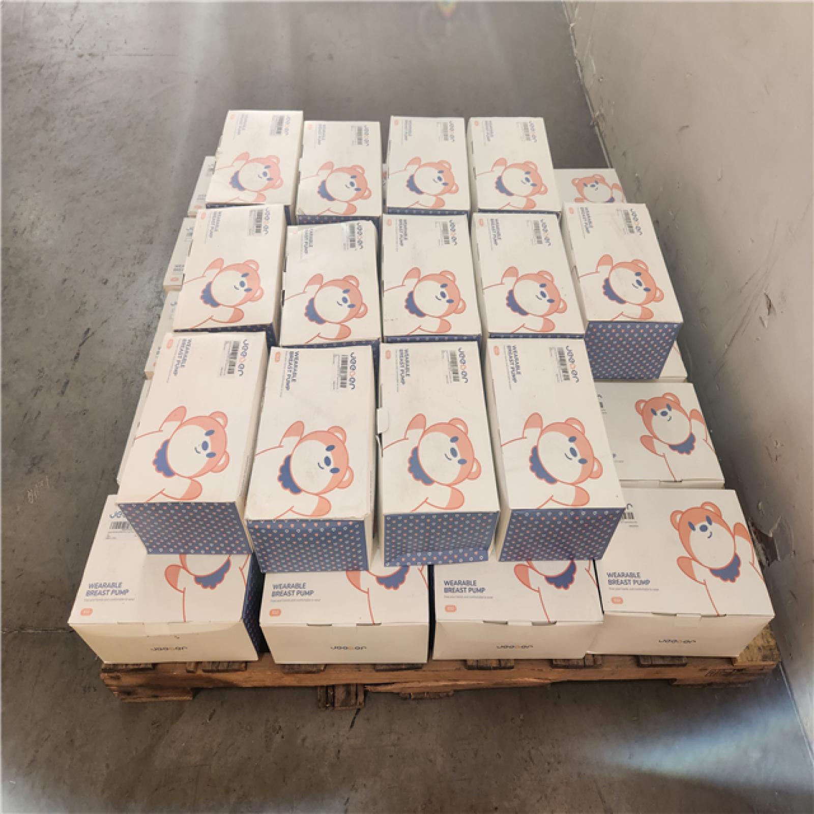 Phoenix Location Pallet of NEW Jeeber Wearable Breast Pumps