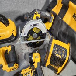 HOUSTON LOCATION - AS-IS DEWALT 20-Volt Max Lithium-Ion 9-Tool Cordless Combo Kit with Two 2.0 Ah Batteries, Charger and 2 Bags