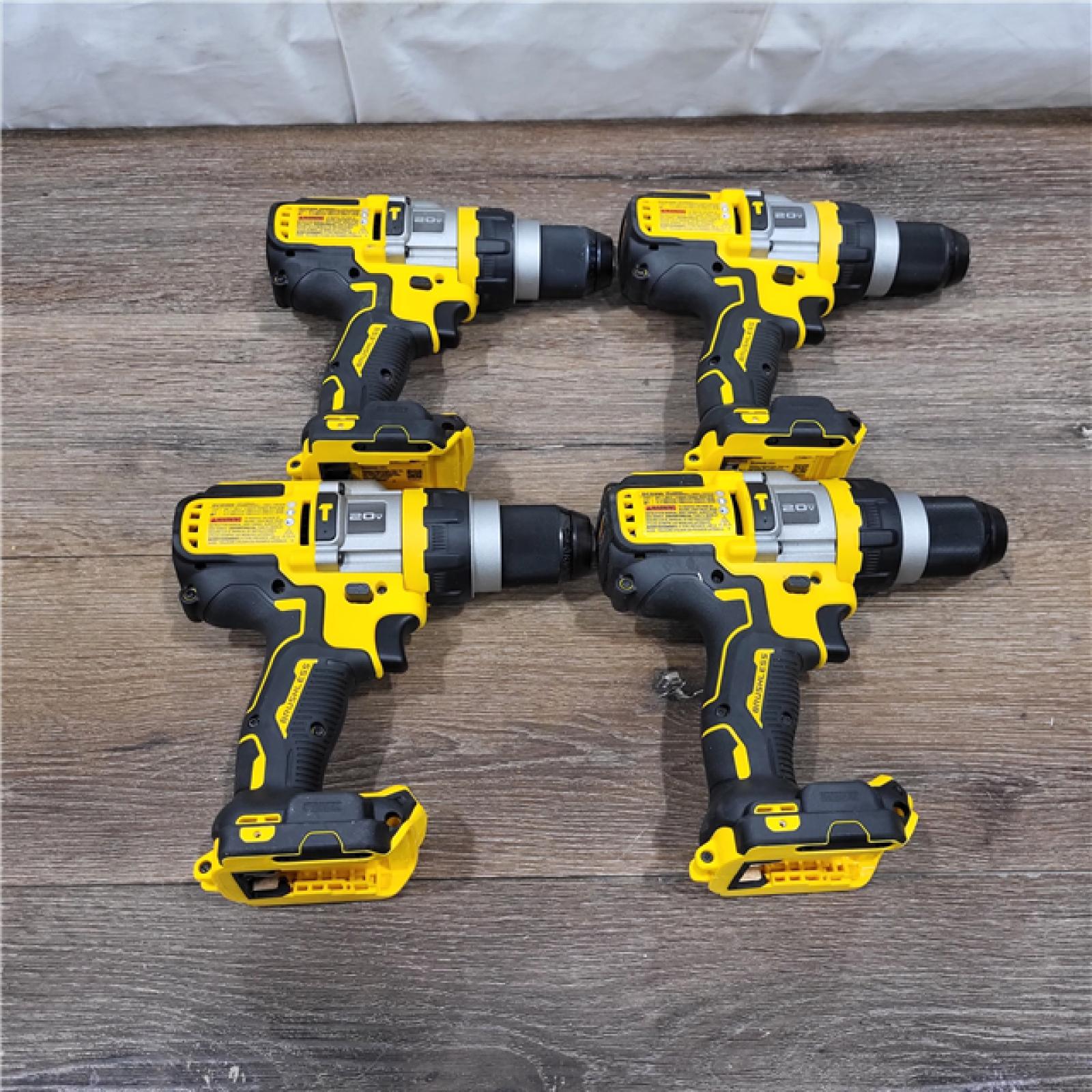 NEW! Dewalt DCD999B 20V MAX Flexvolt 1/2  Cordless Hammer Drill Bare Tool ( Lote for 4)