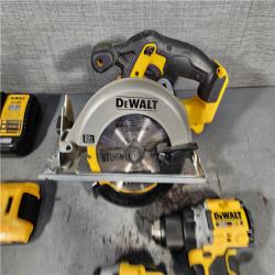 HOUSTON LOCATION - AS-IS DEWALT 4 TOOL COMBO KIT W/ (2) BATTERY & CHARGER