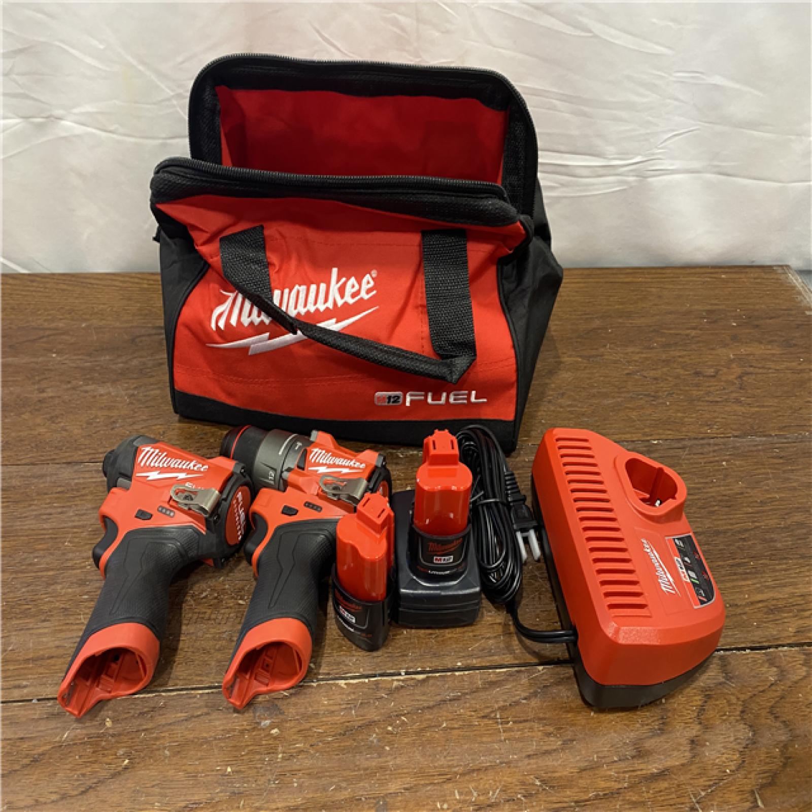 AS-ISMilwaukee 3497-22 12V Brushless Hammer Drill and Impact Driver Combo Kit