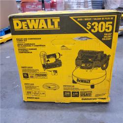 AS-IS 6 Gal. 18-Gauge Brad Nailer and Heavy-Duty Pancake Electric Air Compressor Combo Kit