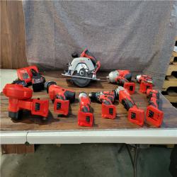 CALIFORNIA NEW MILWAUKEE M18 9-TOOL COMBO KIT (2 BATTERIES, 1 CHARGER, AND BAG INCLUDED)