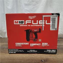 AS-IS Milwaukee M18 Fuel 18V Brushless 18-Gauge Brad Nailer 2746-20 (Bare Tool)