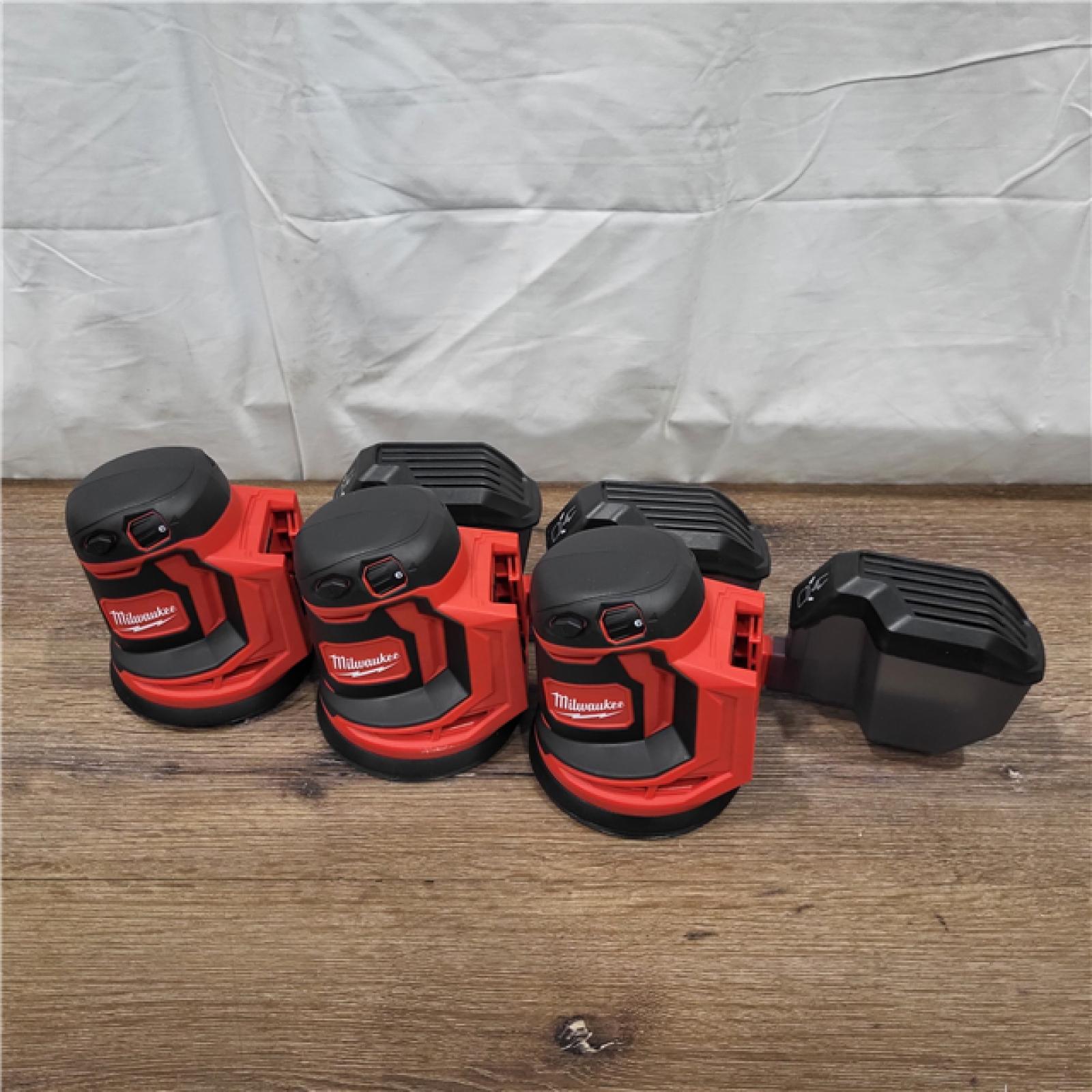 NEW! Milwaukee 2648-20 - M18 5  7000-12000 Opm Cordless Variable Speed Random Orbital Sander ( LOTE FOR 3)