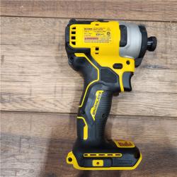 AS-IS DEWALT ATOMIC 20V MAX* Brushless Cordless Compact 1/4 in. Impact Driver Kit