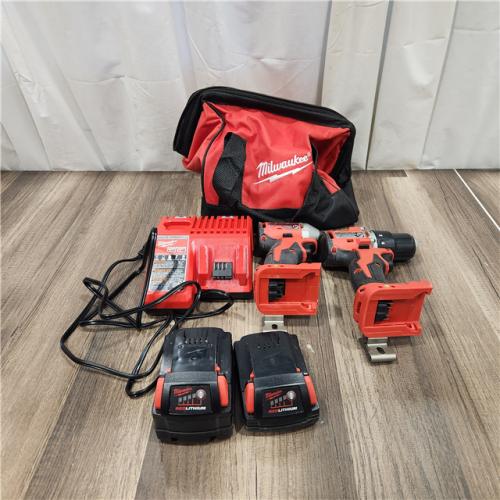 AS IS Milwaukee M18 Compact Brushless 2-Tool Combo Kit