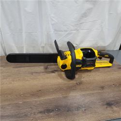 AS IS DeWalt FLEXVOLT 60V MAX Lithium-Ion Brushless Cordless 16in. Chainsaw Kit