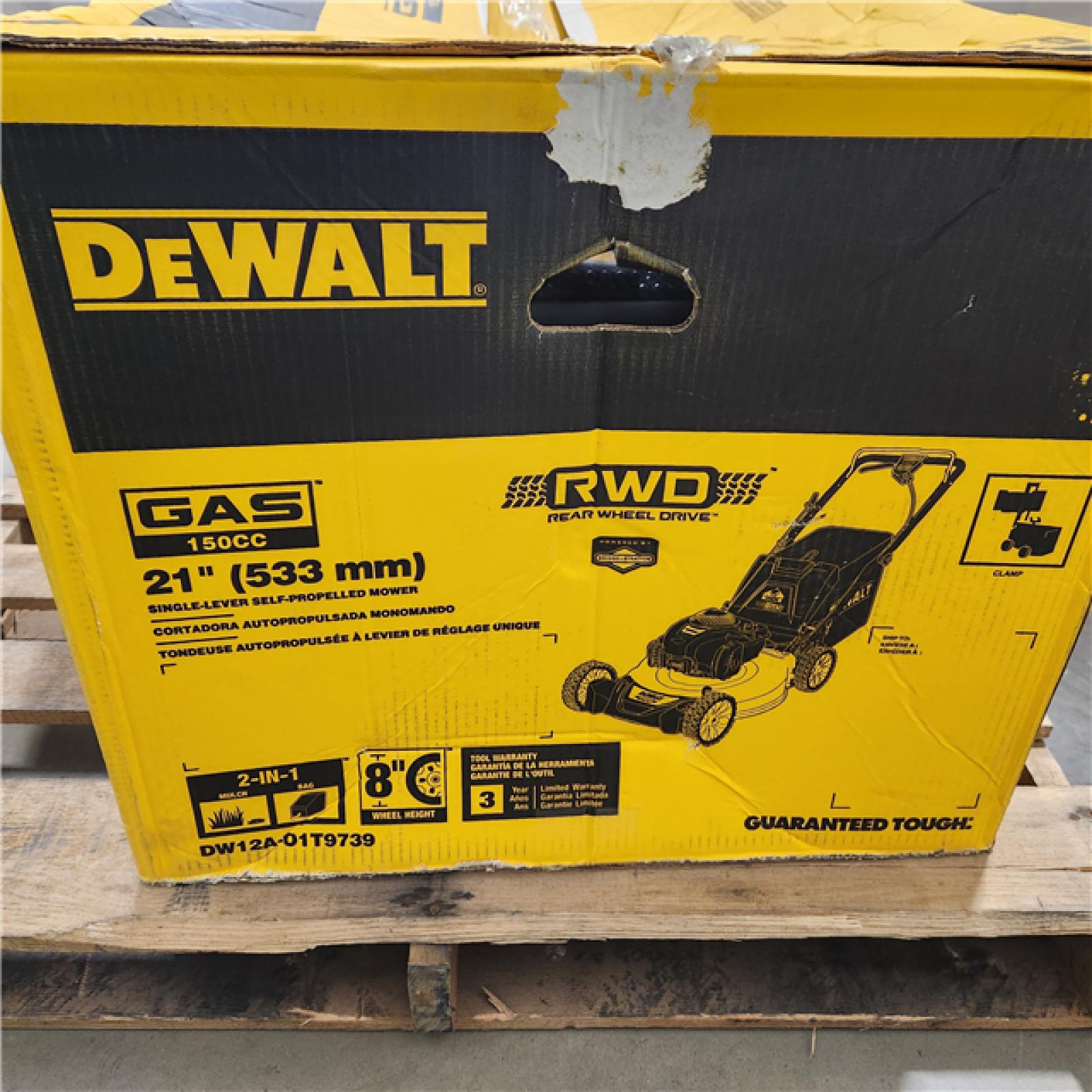 DALLAS LOCATION - AS-IS Champion Power Equipment 160 MPH 1300 CFM 224 cc Walk-Behind Gas Leaf Blower with Swivel Front Wheel and 90-Degree Flow Diverter