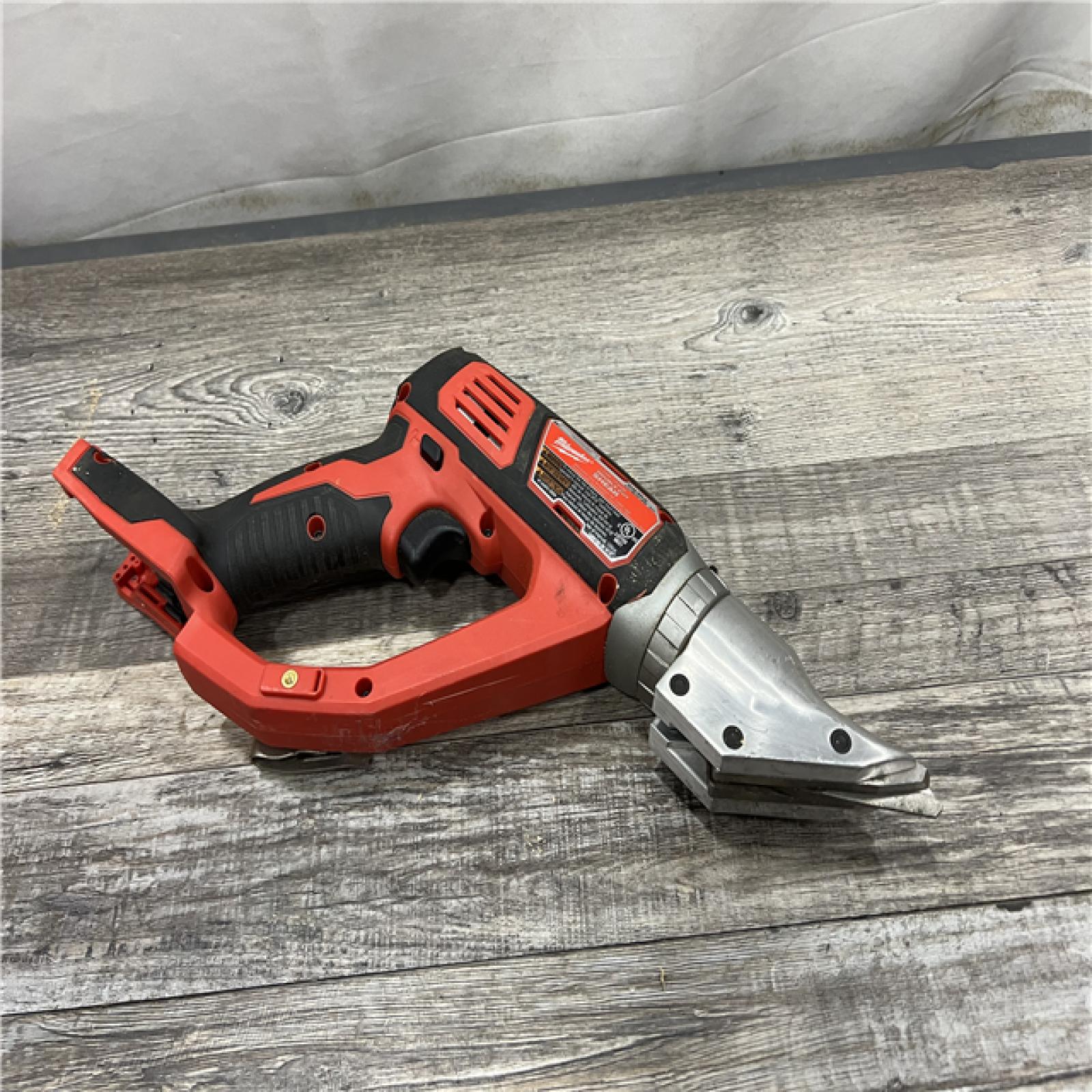 AS-IS Milwaukee M18 18-volt Lithium-ion Cordless 18-gauge Double Cut Metal Shear  Bare Tool