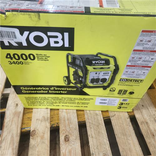 Houston Location - AS-IS Ryobi 4,000 Starting Watts 3,800 Running Watts