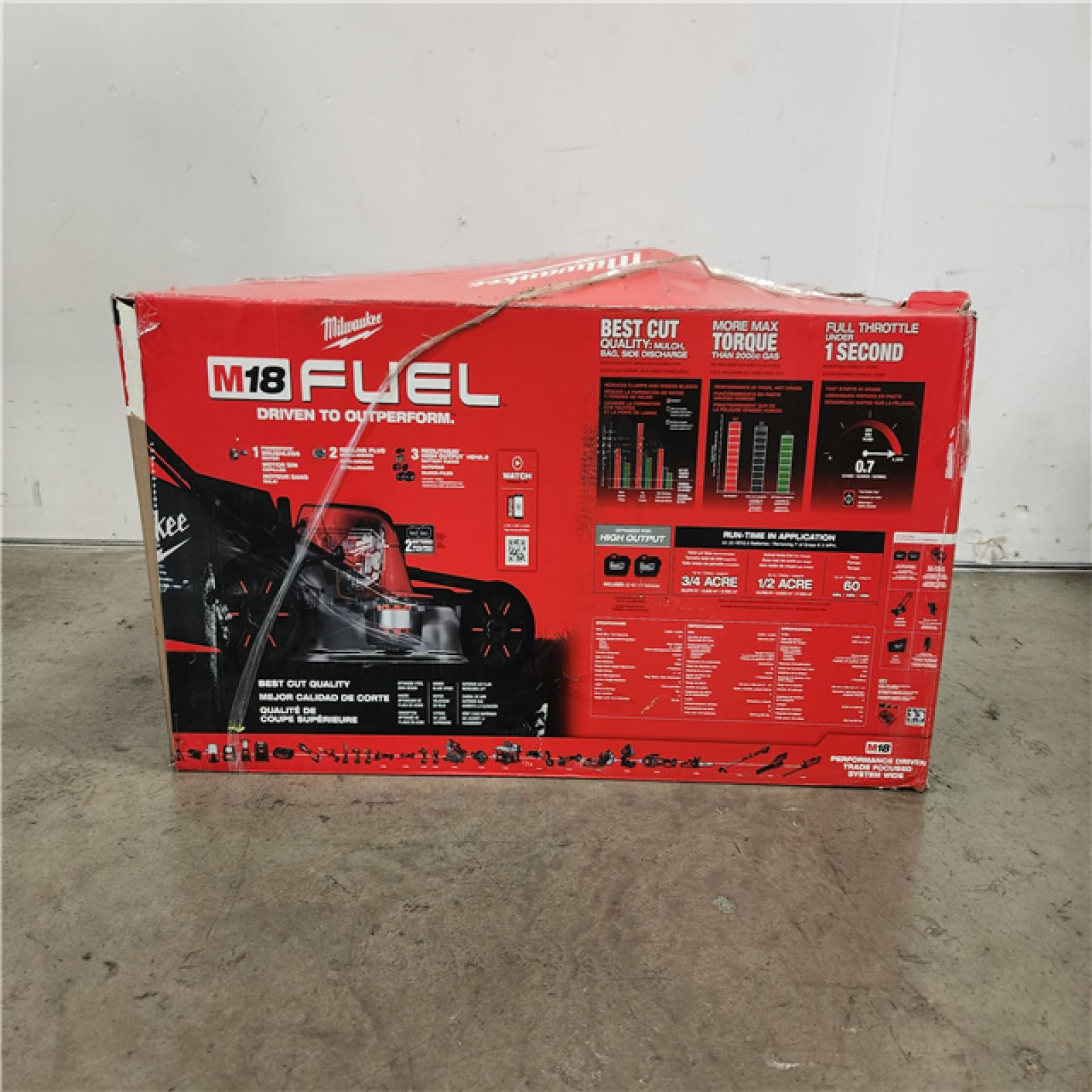 Phoenix Location Milwaukee M18 FUEL Brushless Cordless 21 in. Walk Behind Dual Battery Self-Propelled Mower w/(2) 12.0Ah Battery and Rapid Charger