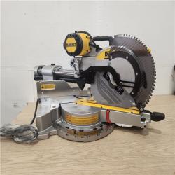 Phoenix Location DEWALT 15 Amp Corded 12 in. Double Bevel Sliding Compound Miter Saw, Blade Wrench and Material Clamp DWS779