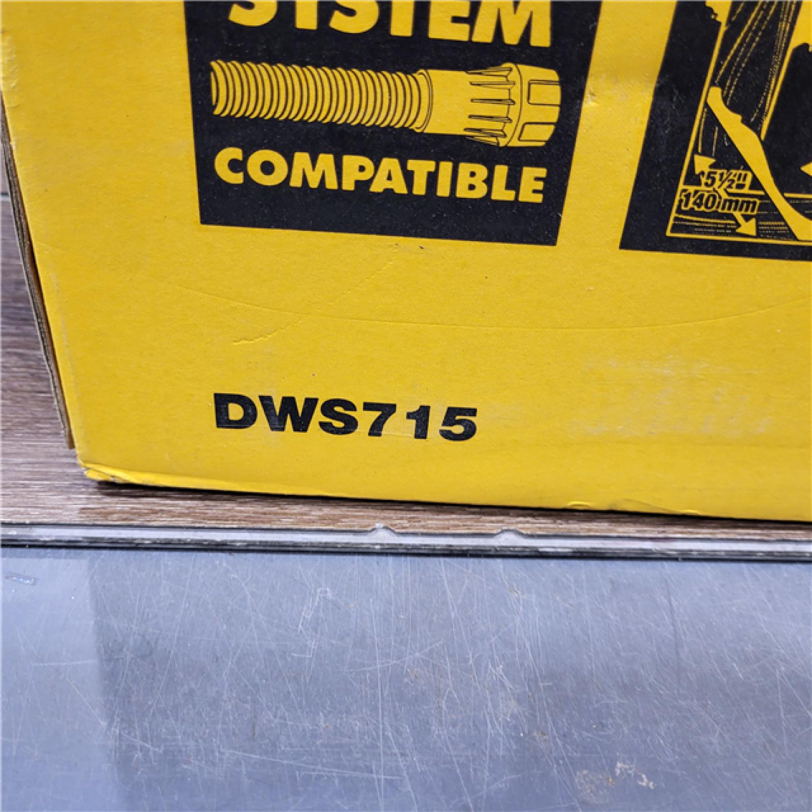 AS-IS DEWALT 15 Amp Corded 8-1/4 in. Compact Portable Jobsite Tablesaw (Stand Not Included)