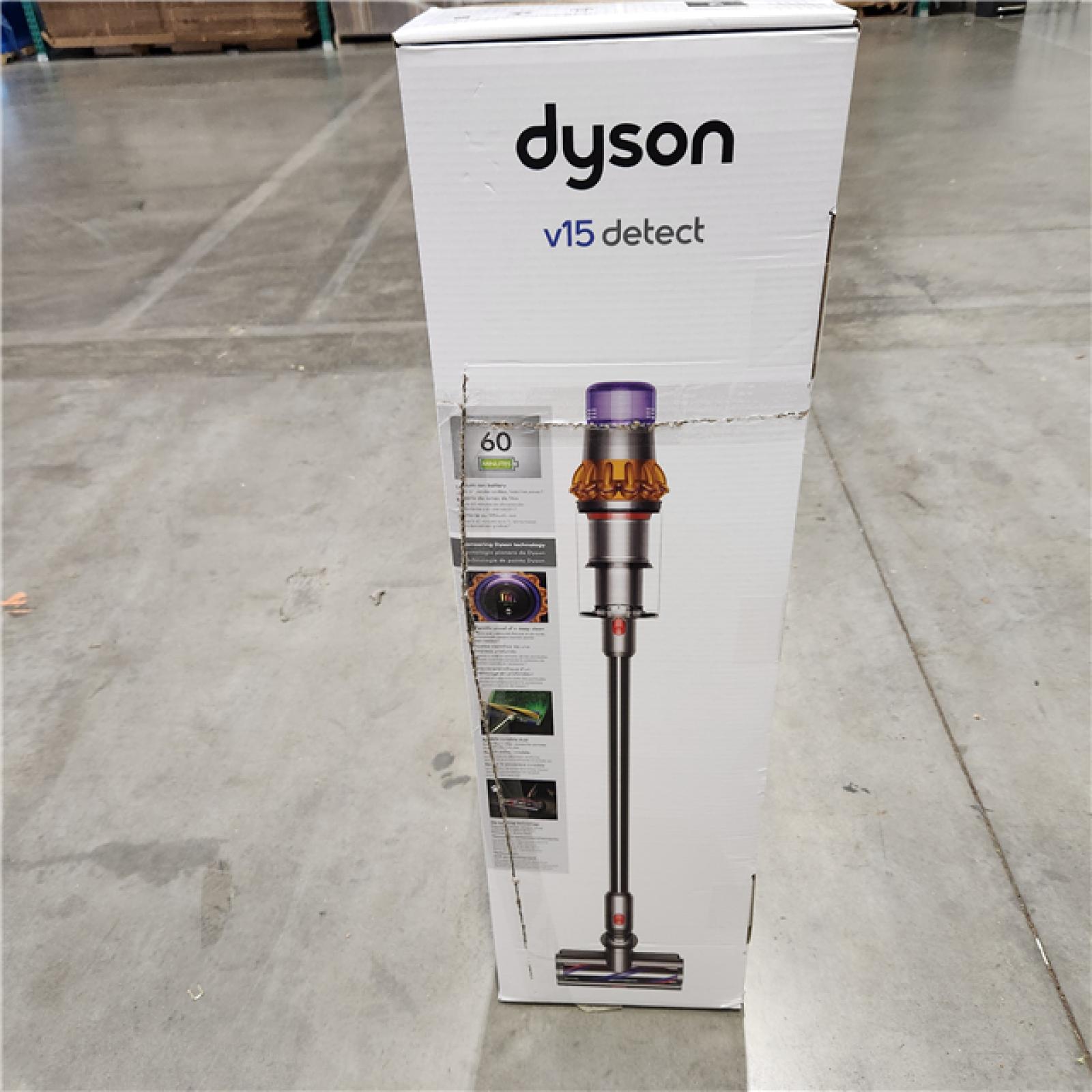 New-Dyson V15 Detect Cordless Stick Vacuum - Yellow/Nickel