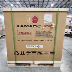 DALLAS LOCATION NEW! - Kamado Joe Classic Joe III 18 in. Charcoal Grill in Red with Cart, Side Shelves, Grate Gripper, and Ash Tool