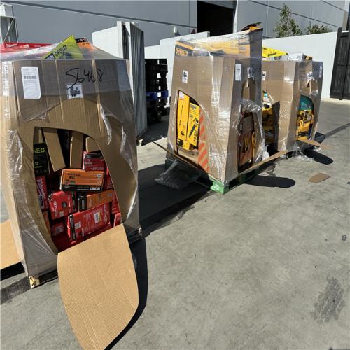 California AS-IS POWER TOOLS Partial Lot (3 Pallets) P-R056468