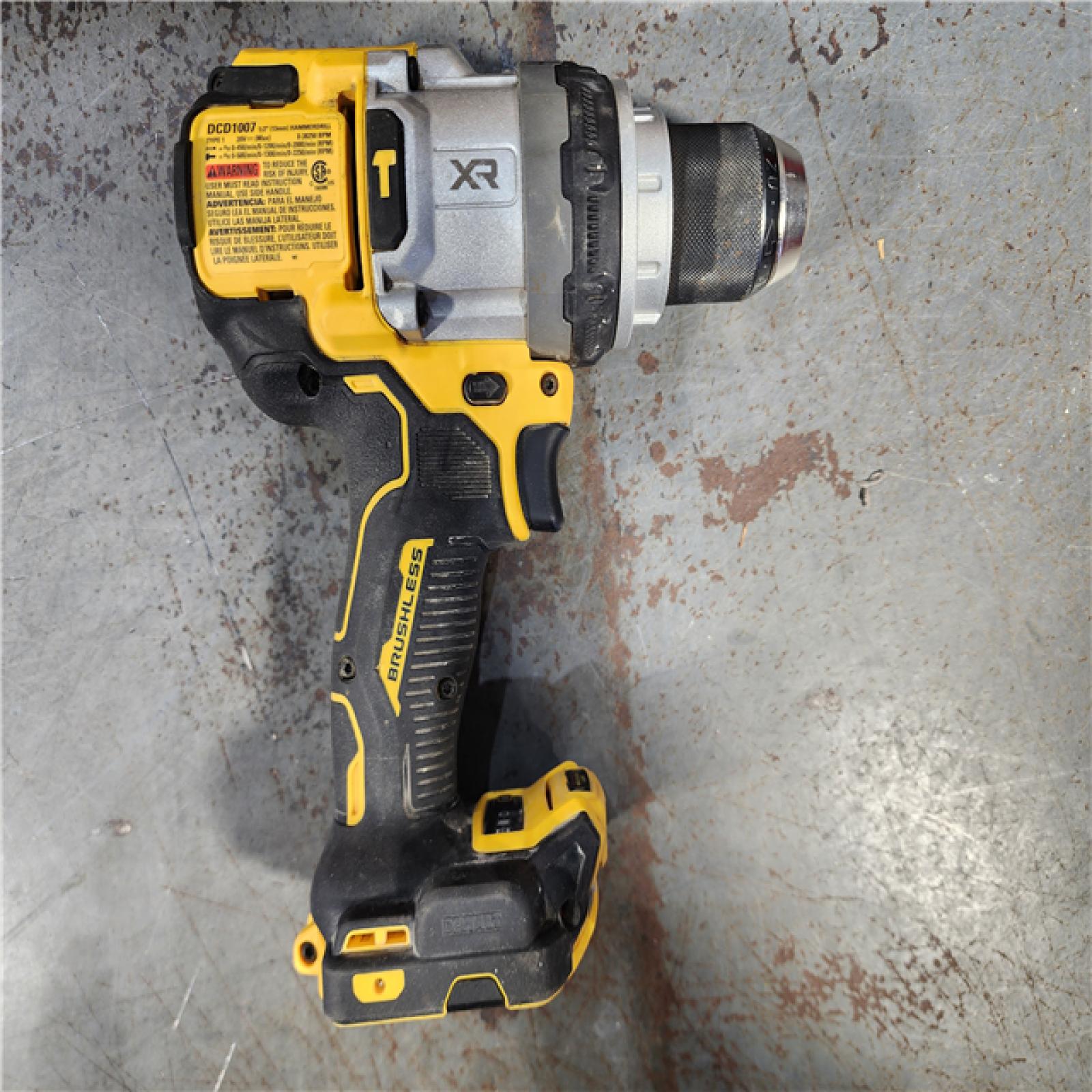 HOUSTON LOCATION - AS-IS DEWALT 20V XR Lithium-Ion Cordless Hammer Drill Kit with 8.0 Ah Battery, Charger and Kit Bag