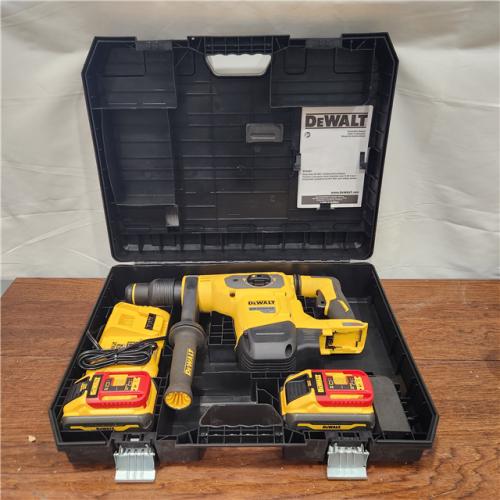 AS-IS DEWALT DCH481X2 60V MAX FLEXVOLT Lithium-Ion Brushless Cordless 1-9/16â€ SDS-Max Combination Rotary Hammer Kit 9.0 Ah