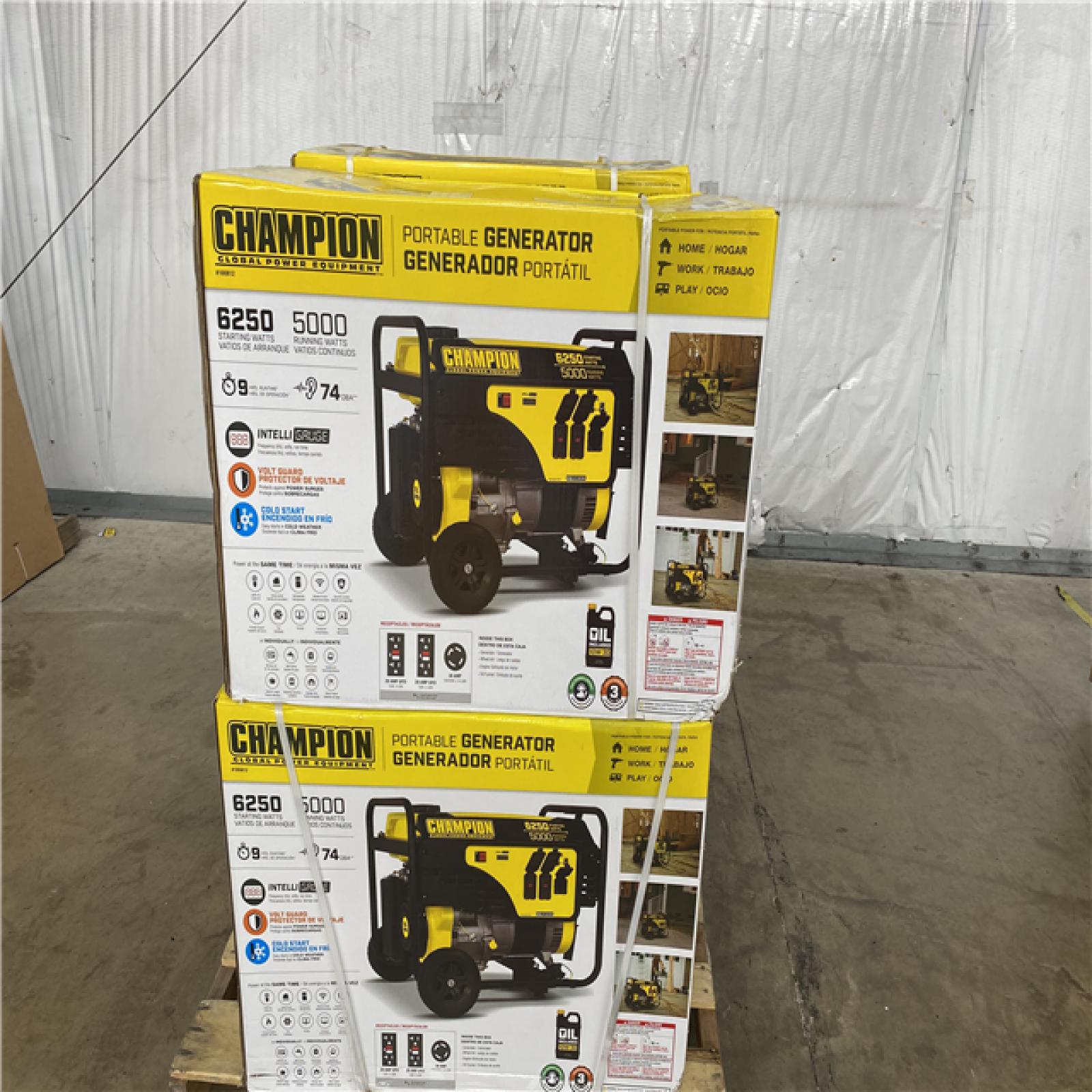 Houston Location AS IS - Champion Generator 6250 Watts