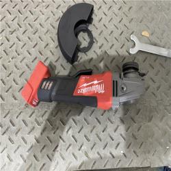 Houston location AS-IS Milwaukee 2880-20 M18 FUEL 18-Volt Lithium-Ion Brushless Cordless 4-1/2 in./5 in. Grinder W/Paddle Switch (Tool-Only)