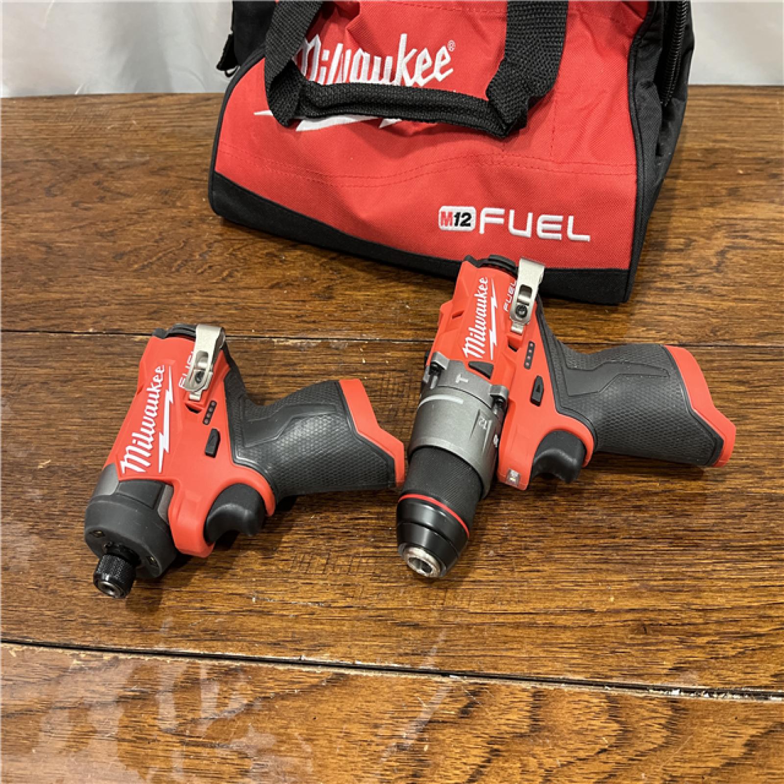 AS-ISMilwaukee 3497-22 12V Brushless Hammer Drill and Impact Driver Combo Kit