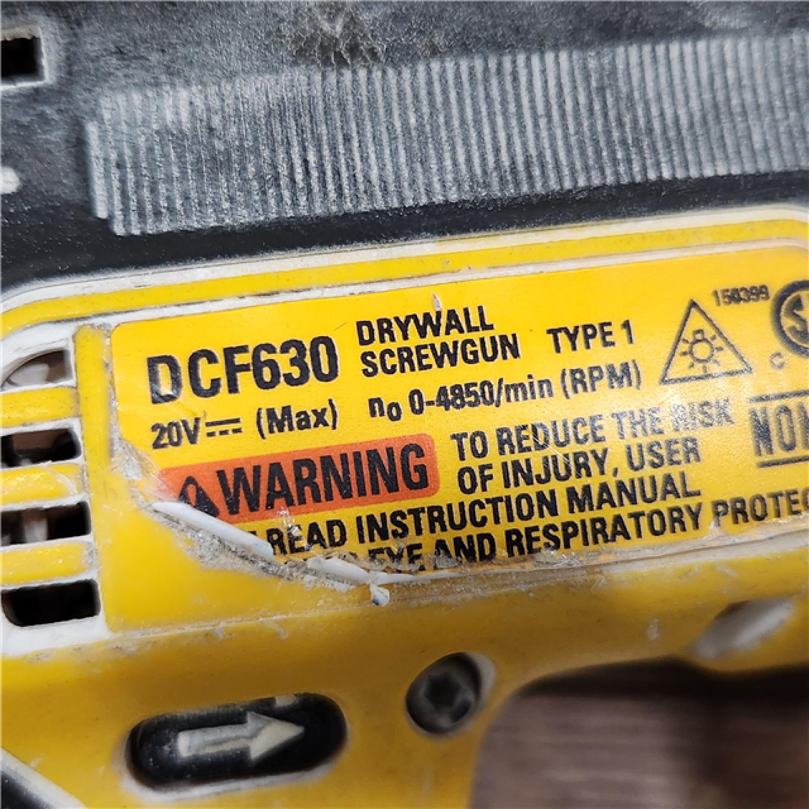 AS-IS DeWalt DCF630B 20V Cordless Brushless Screw Gun (Tool Only)